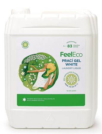 FeelEco Prací gél WHITE 5l