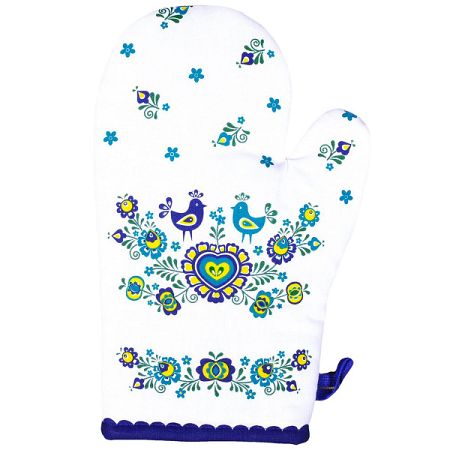 FORBYT Chňapka Folklór modrá, 17 x 28 cm