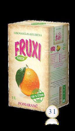 Fruxi pomaranč 100% šťava 3L