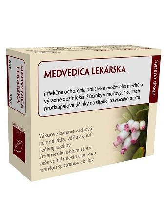 Hanus medvedica lekárska list 50g