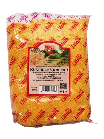 J. VINCE Kukuričná krupica 500g