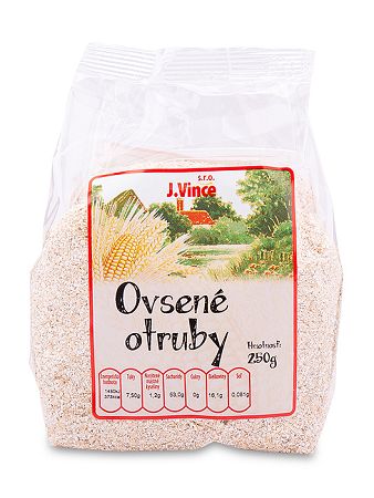 J. Vince Ovsené otruby 250g