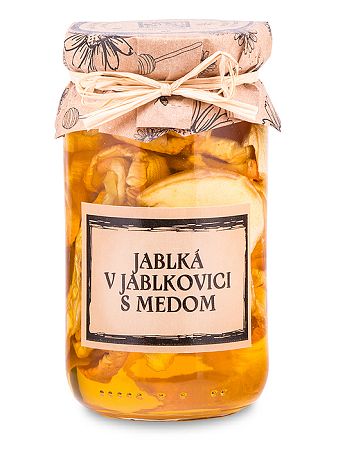 Jablká v jablkovici a mede 230g