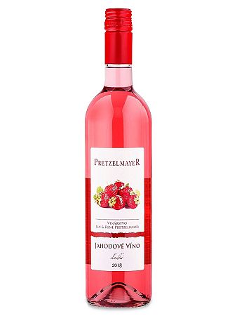 Jahodové víno PRETZELMAYER 0,75L