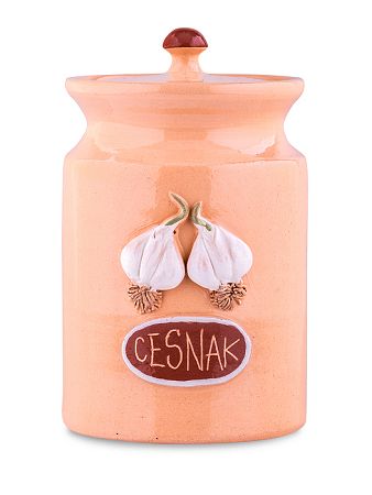 Keramická nádoba na cesnak