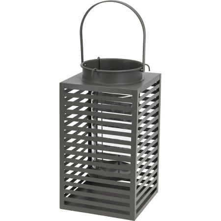 Kovový lampáš Albudeite, zelená