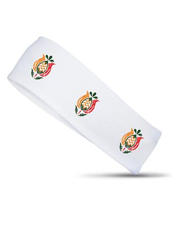 Ľudová čelenka tulipán 1 retro Biela