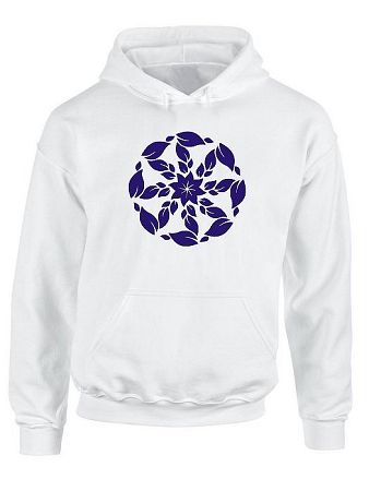 Mikina kolovrat 6 Unisex Biela