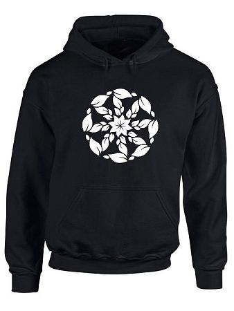 Mikina kolovrat 6 Unisex Čierna