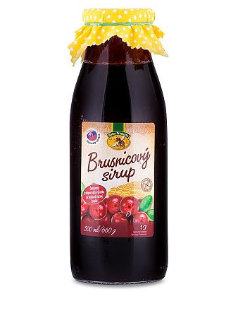 Natur Products Brusnicový sirup s medom 500ml