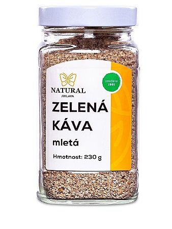 Natural Jihlava Zelená káva mletá 230g