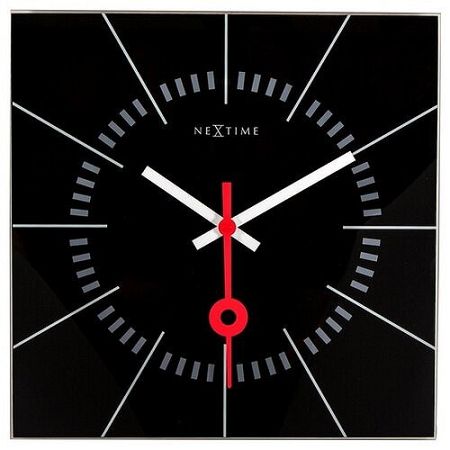 Nextime Stazione 8636zw nástenné hodiny