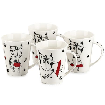Orion Porcelánový hrnček Mačka, 0,39 l