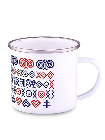 Plechový hrnček Čičmany 1 300ml