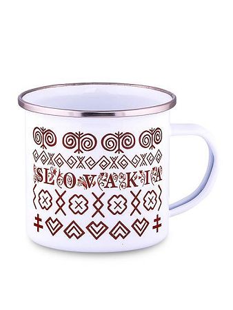 Plechový hrnček Čičmany 300ml