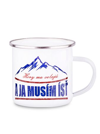 Plechový hrnček hory ma volajú 300ml