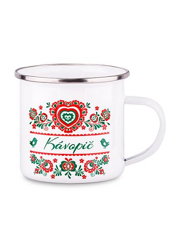 Plechový hrnček kávopič 300ml