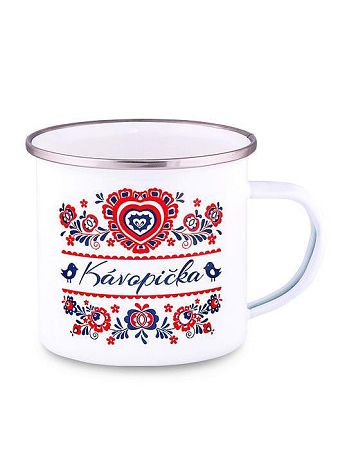 Plechový hrnček kávopička 1 300ml