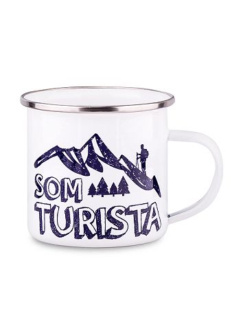 Plechový hrnček som turista 300ml