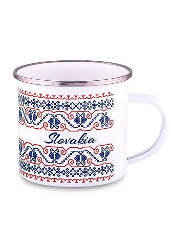 Plechový hrnček výšivka 07 300ml