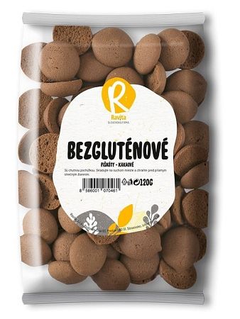 Ravita Piškóty bezgluténové kakao 120g