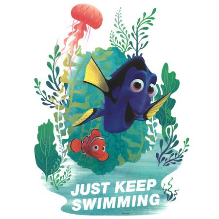 Samolepiaca dekorácia Dory, 48 x 29 cm