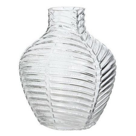 Sklenená váza Crystal číra, 20 cm