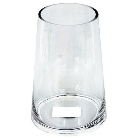 Sklenená váza Vologne číra, 23 cm