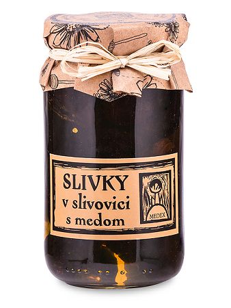 Slivky v slivovici a mede 230g