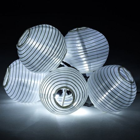 Solárne osvetlenie Lampions, 10 LED