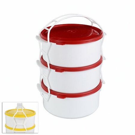 STAR Plastový obedár 3x1,2 l
