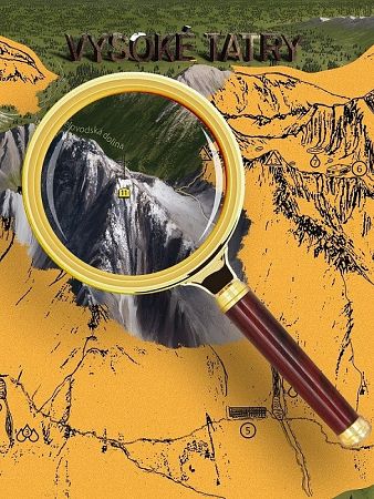 Stieracia mapa Vysoké Tatry - zlatá