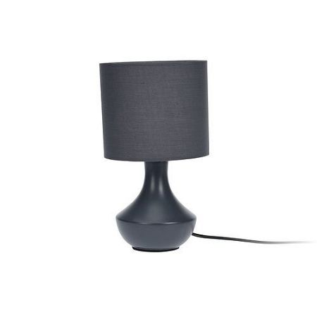 Stolná lampa Silleda, sivá