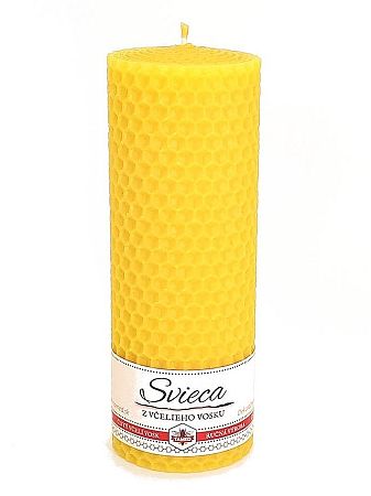 Tamed Sviečka včelí vosk žltá 135mm/48mm
