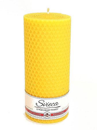 Tamed Sviečka včelí vosk žltá 135mm/60mm