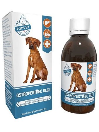 TOPVET Pestrecový olej pre psov 200ml