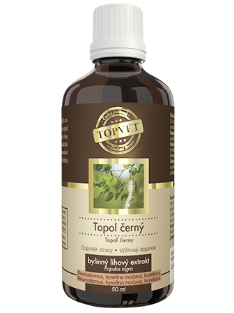 Topvet Topoľ čierny tinktúra 50ml