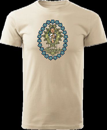 Tričko dievčina Unisex Natural