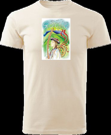 Tričko valach Unisex Natural