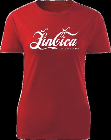 Tričko žinčica Dámske klasik Červené