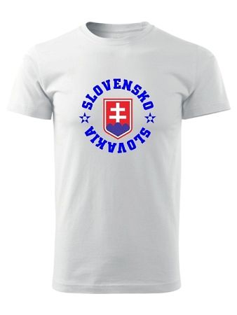 Tričko znak Unisex Biele