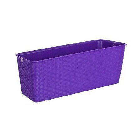 Truhlík samozavlažovací 30 cm fialová, 