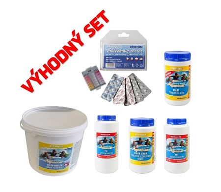 Výhodný set bazénovej chémie - veľký