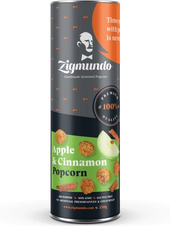 Zigmundo Apple & Cinnamon popcorn 250g