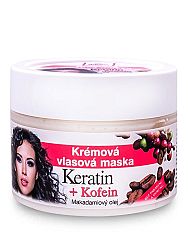 Bione Cosmetics - Krémová vlasová maska keratin + Kofein 260ml