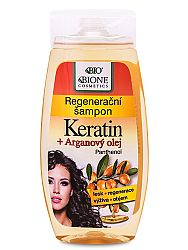 Bione Cosmetics - Regeneračný vlasový šampón Keratin + Arganový olej 260ml