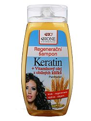 Bione Cosmetics - Regeneračný vlasový šampón Keratin + Olej z obilných klíčkov 250ml