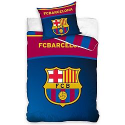 Carbotex Bavlnené obliečky FC Barcelona Belt, 140 x 200 cm, 70 x 90 cm