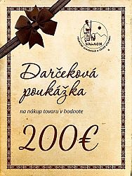 Darčeková poukážka 200 eur
