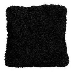Domarex Obliečka na vankúšik Muss čierna, 40 x 40 cm
